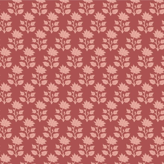 Tilda Patchwork Stoff Baumwolle - Mira Rhubarb